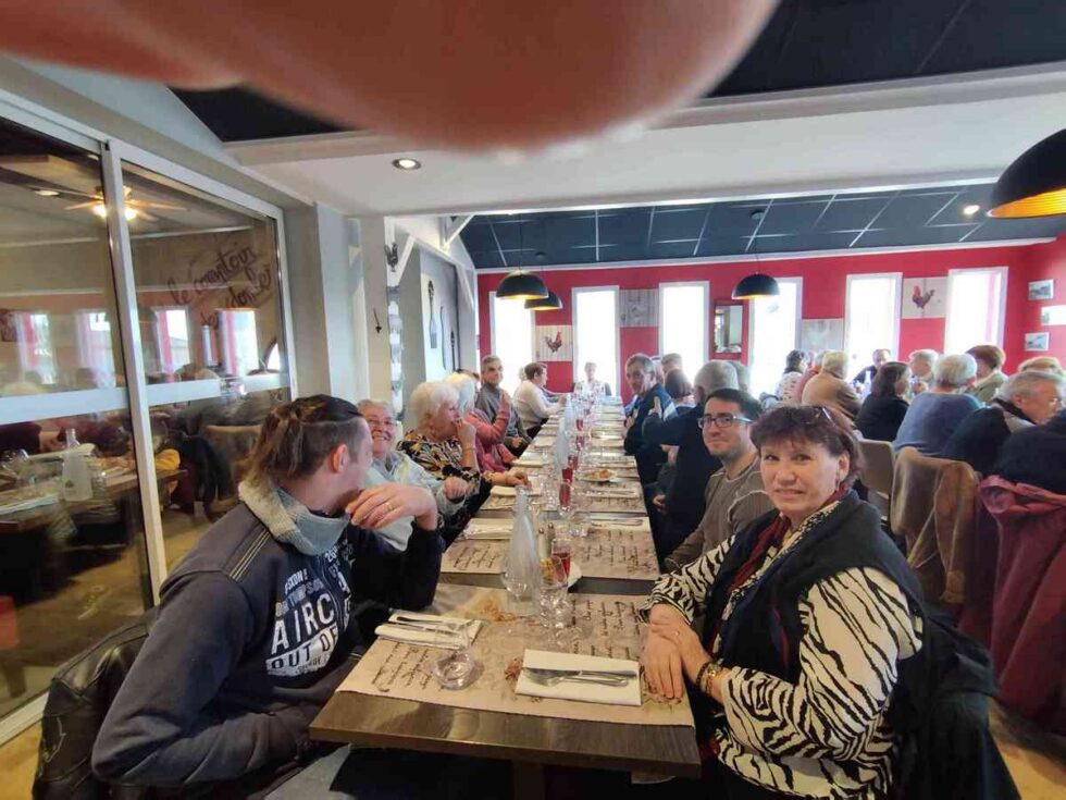 Absac - Repas fin d'année 2022 - table 1